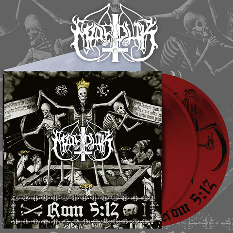 MARDUK: Rom 5: 12 double LP (2 x red vinyl, silkscreen print, gatefold sleeve, insert)