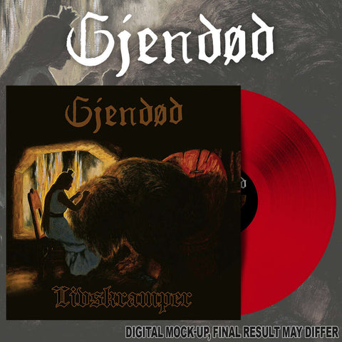 GJENDØD: Livskramper LP (limited blood red vinyl, acclaimed Trondheim BM)