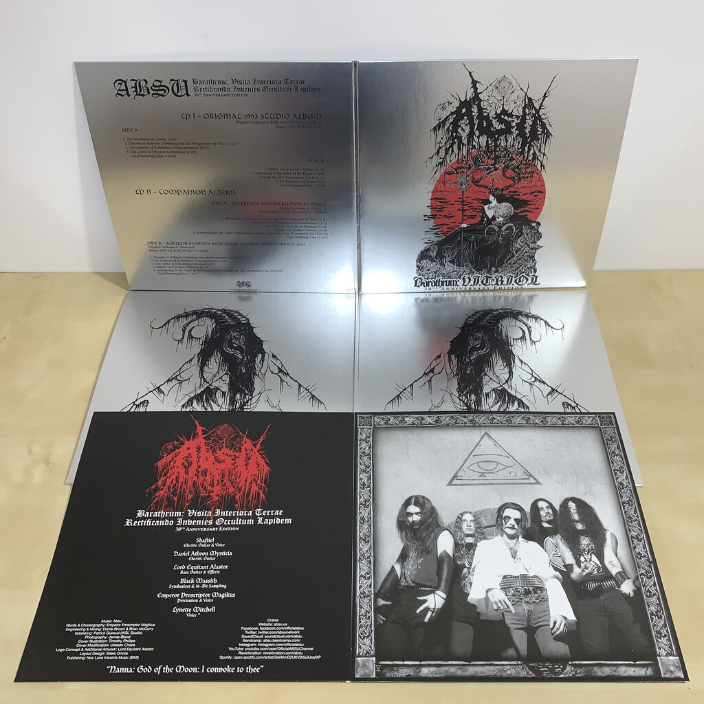 ABSU: Barathrum: V.I.T.R.I.O.L. double LP (30th anniversary deluxe edition inc. 2x black vinyl, gatefold, poster, remastered) *new*