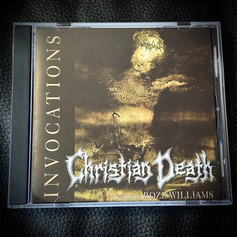 Christian Death featuring Rozz Williams / Christian Death ‎– Invocations CD *preowned/collectible, as new condition*