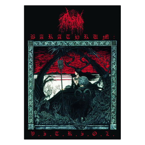 ABSU: 'Barathrum V.I.T.R.I.O.L. (Album Cover)' large flag / textile poster