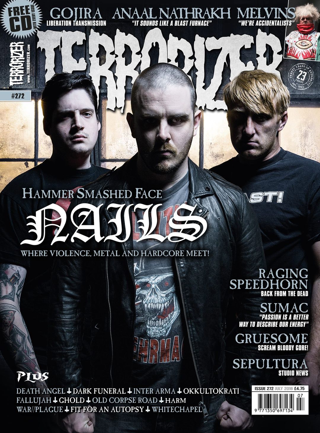 MOVING SALE: TERRORIZER magazine £1 per copy!   (201-final issue)