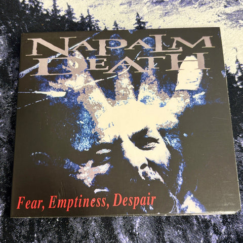 NAPALM DEATH: FEAR, EMPTINESS, DESPAIR digipak CD *preowned/ex-display/collectible, excellent condition*