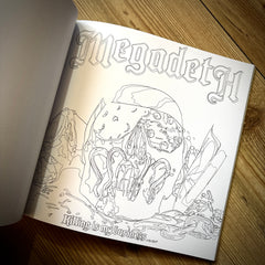 THE OFFICIAL MEGADETH COLOURING BOOK