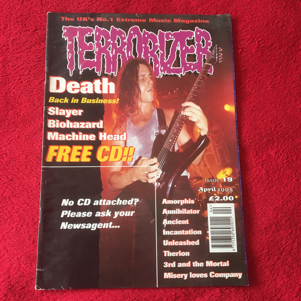 TERRORIZER magazine sale (early issues, 1-50) *rare*