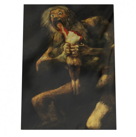 Francisco Goya 'Saturn Devouring His Son' large flag / textile poster