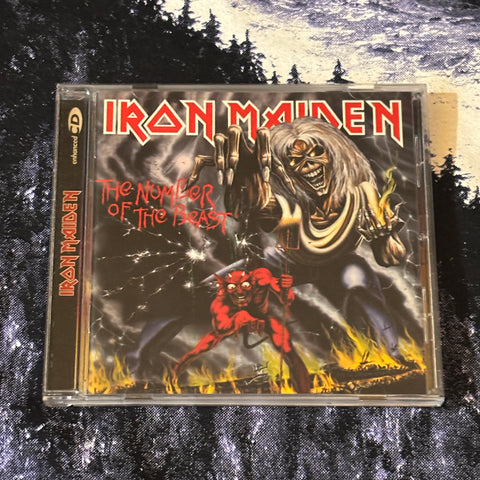 IRON MAIDEN: THE NUMBER OF THE BEAST CD *preowned/ex-display/collectible, excellent condition*