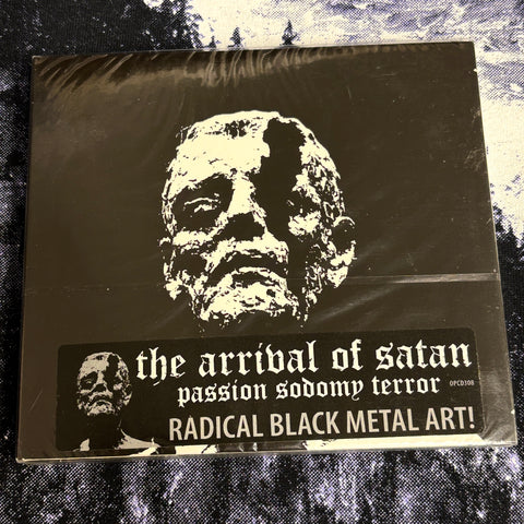 THE ARRIVAL OF SATAN: PASSION SODOMY TERROR CD   *new and sealed*