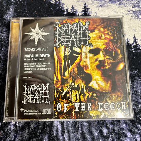 NAPALM DEATH:  ORDER OF THE LEACH CD *new but not sealed, includes obi*