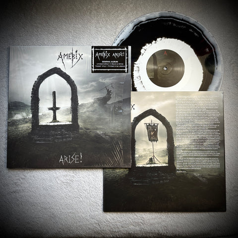 Amebix – Arise! LP (B&W Splatter vinyl, 2014)  *preowned/collectible, excellent condition*