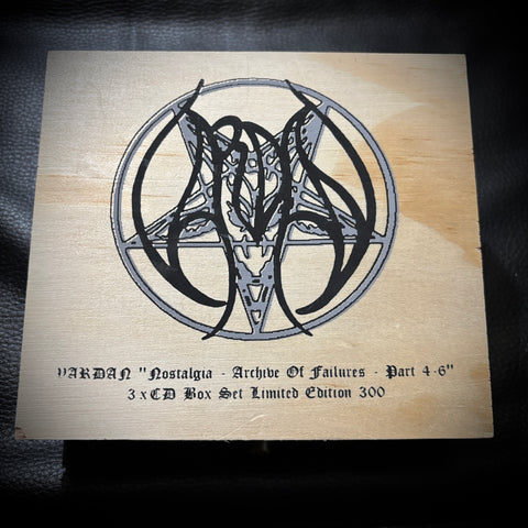 Vardan ‎– Nostalgia - Archive Of Failures - Part 4-6 (3CD wooden boxset plus extras) *New and sealed CDs*