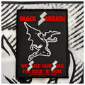 BLACK SABBATH: official WE SOLD OUR SOUL patch
