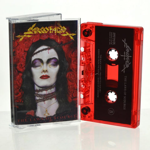 SARCOFAGO: The Laws of Scourge cassette (official tape edition of the Brazilian pioneers)