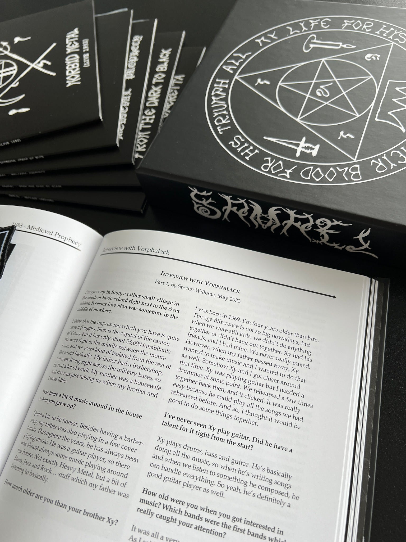 MOVING SALE: SAMAEL: Morbid Metal EP Boxset (5 x black vinyl plus hardback book and patch) *new, sealed*