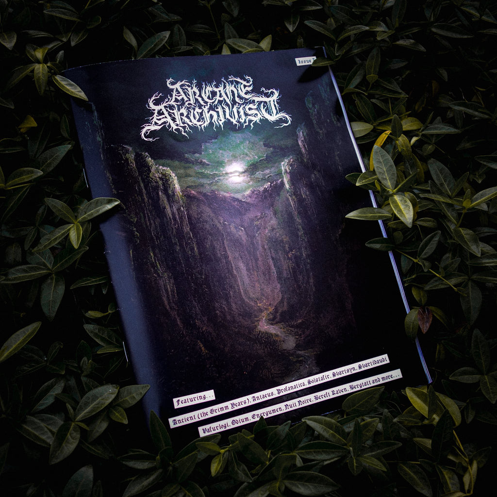 ARCANE ARCHIVIST fanzine issue 7 (cult BM zine, Profanatica, Odium, Ancient, Antaeus) *Cult Never Dies edition, ltd to 100 copies*