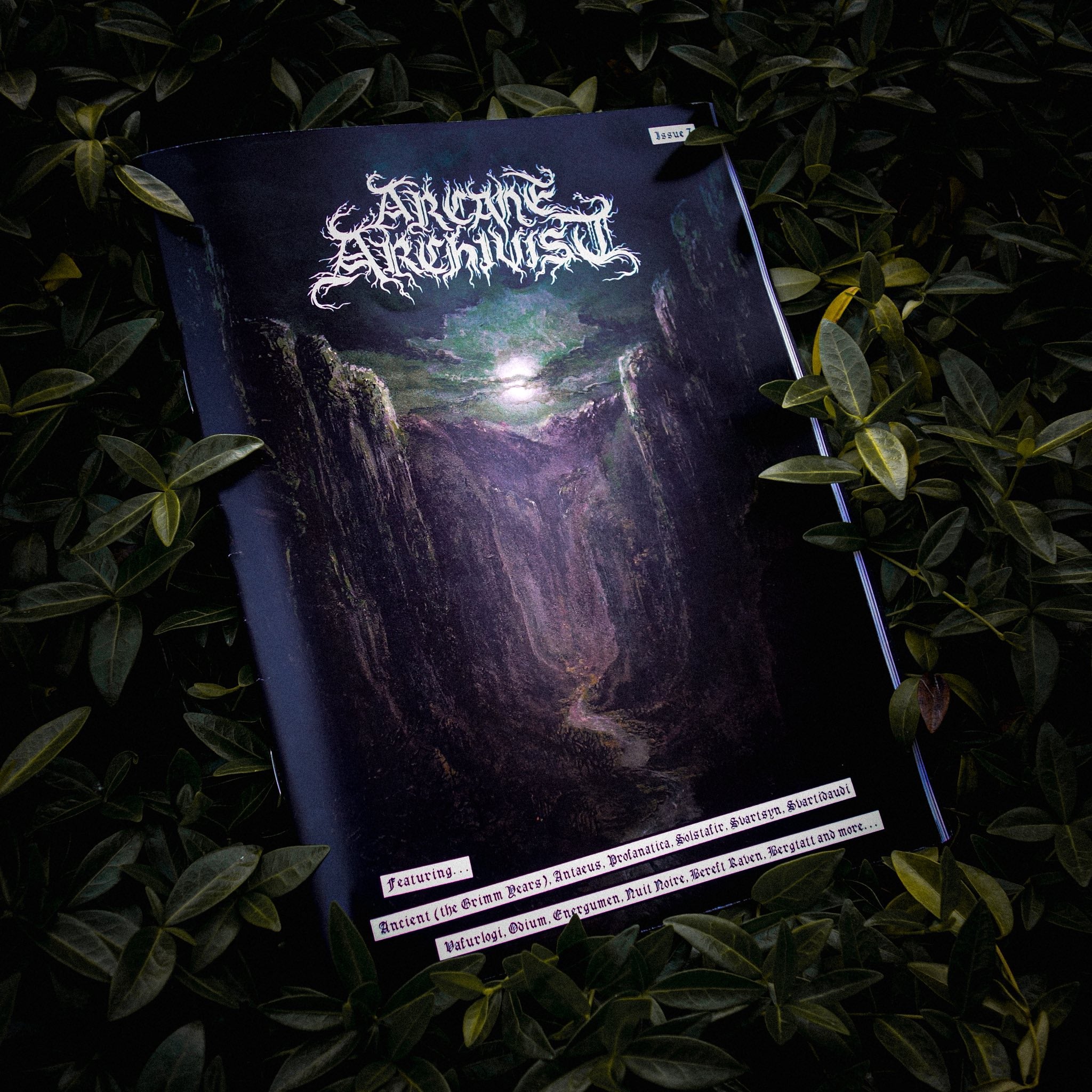 ARCANE ARCHIVIST fanzine issue 7 (cult BM zine, Profanatica, Odium, Ancient, Antaeus) *Cult Never Dies edition, ltd to 100 copies*