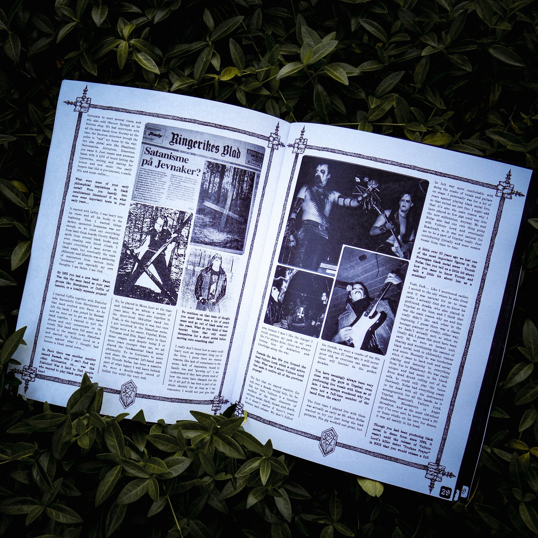 ARCANE ARCHIVIST fanzine issue 7 (cult BM zine, Profanatica, Odium, Ancient, Antaeus) *Cult Never Dies edition, ltd to 100 copies*