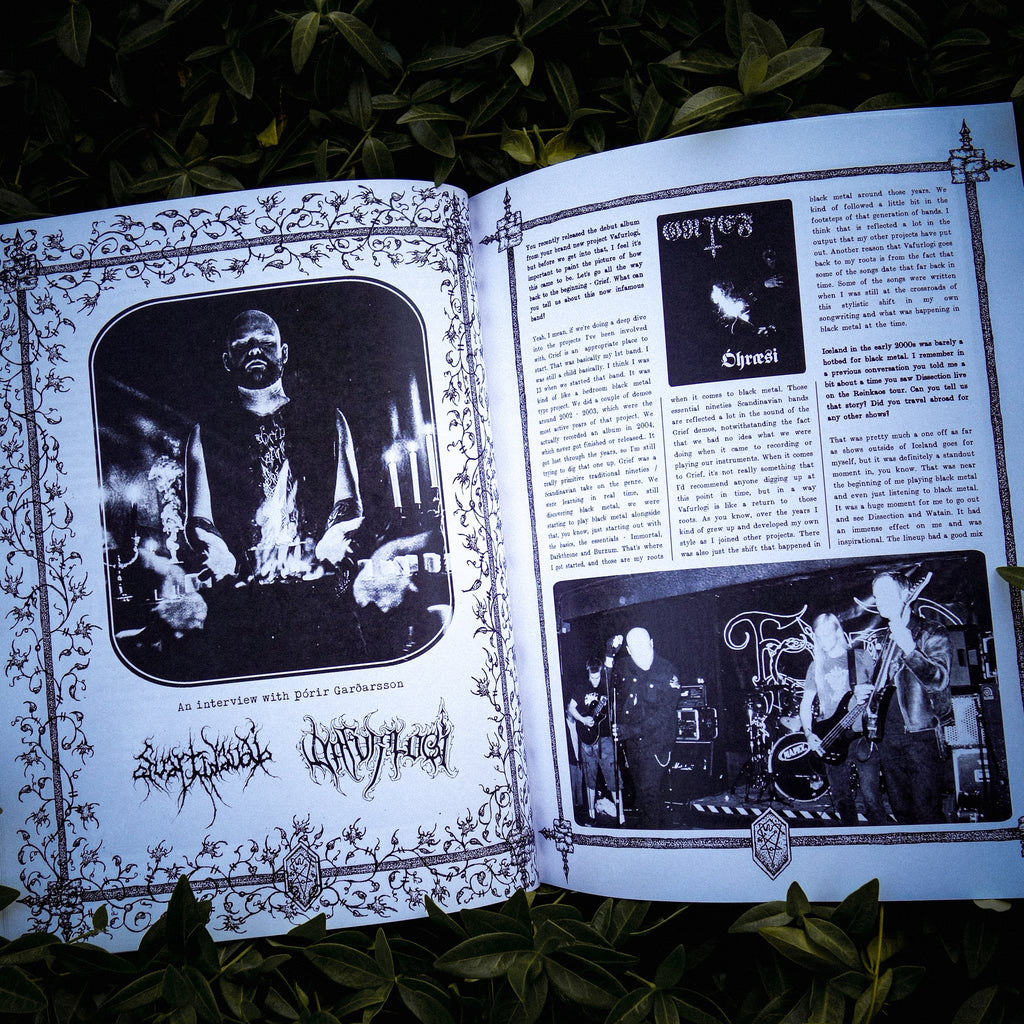 ARCANE ARCHIVIST fanzine issue 7 (cult BM zine, Profanatica, Odium, Ancient, Antaeus) *Cult Never Dies edition, ltd to 100 copies*