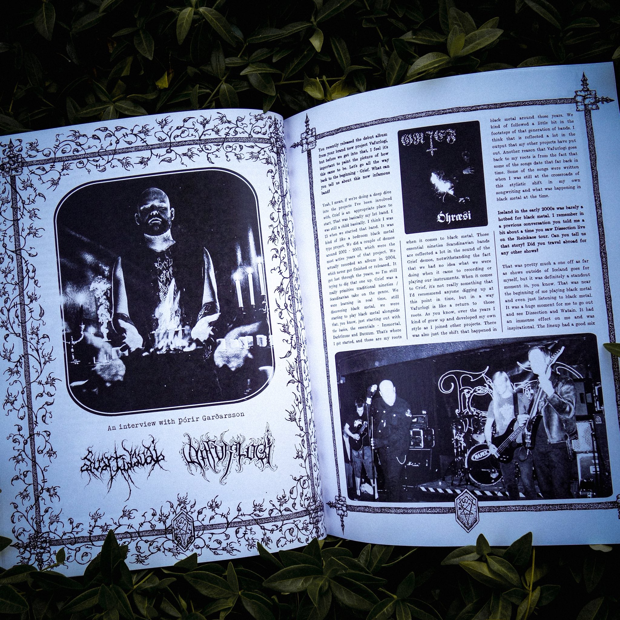 ARCANE ARCHIVIST fanzine issue 7 (cult BM zine, Profanatica, Odium, Ancient, Antaeus) *Cult Never Dies edition, ltd to 100 copies*