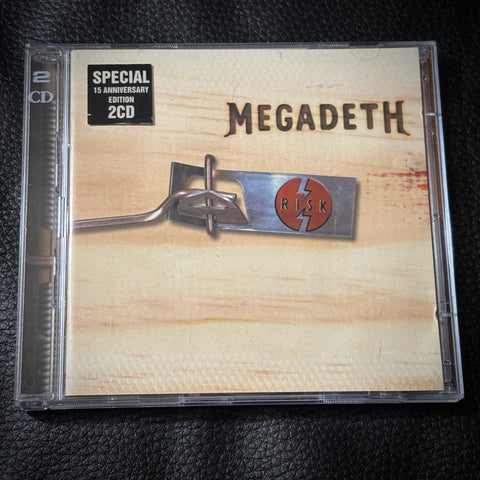 Megadeth ‎– Risk double CD (15th anniversary edition) *preowned/collectible, as new condition*