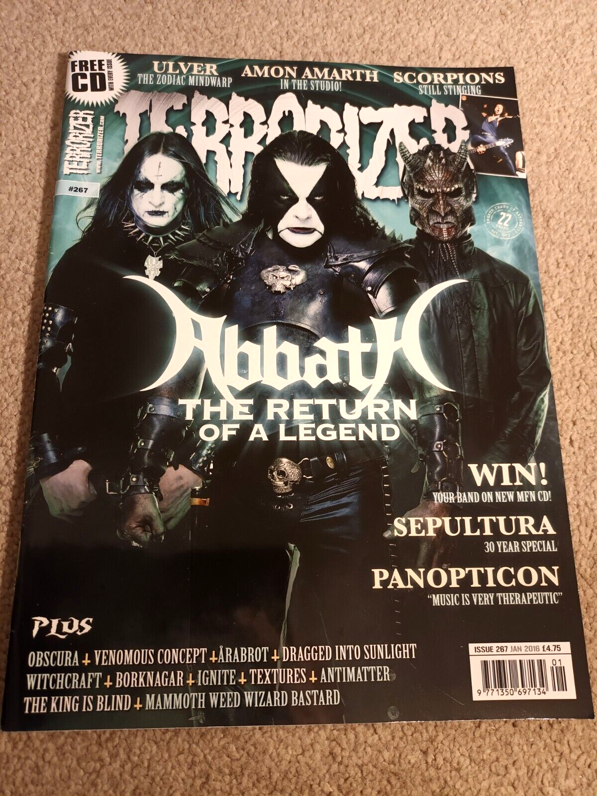MOVING SALE: TERRORIZER magazine £1 per copy!   (201-final issue)