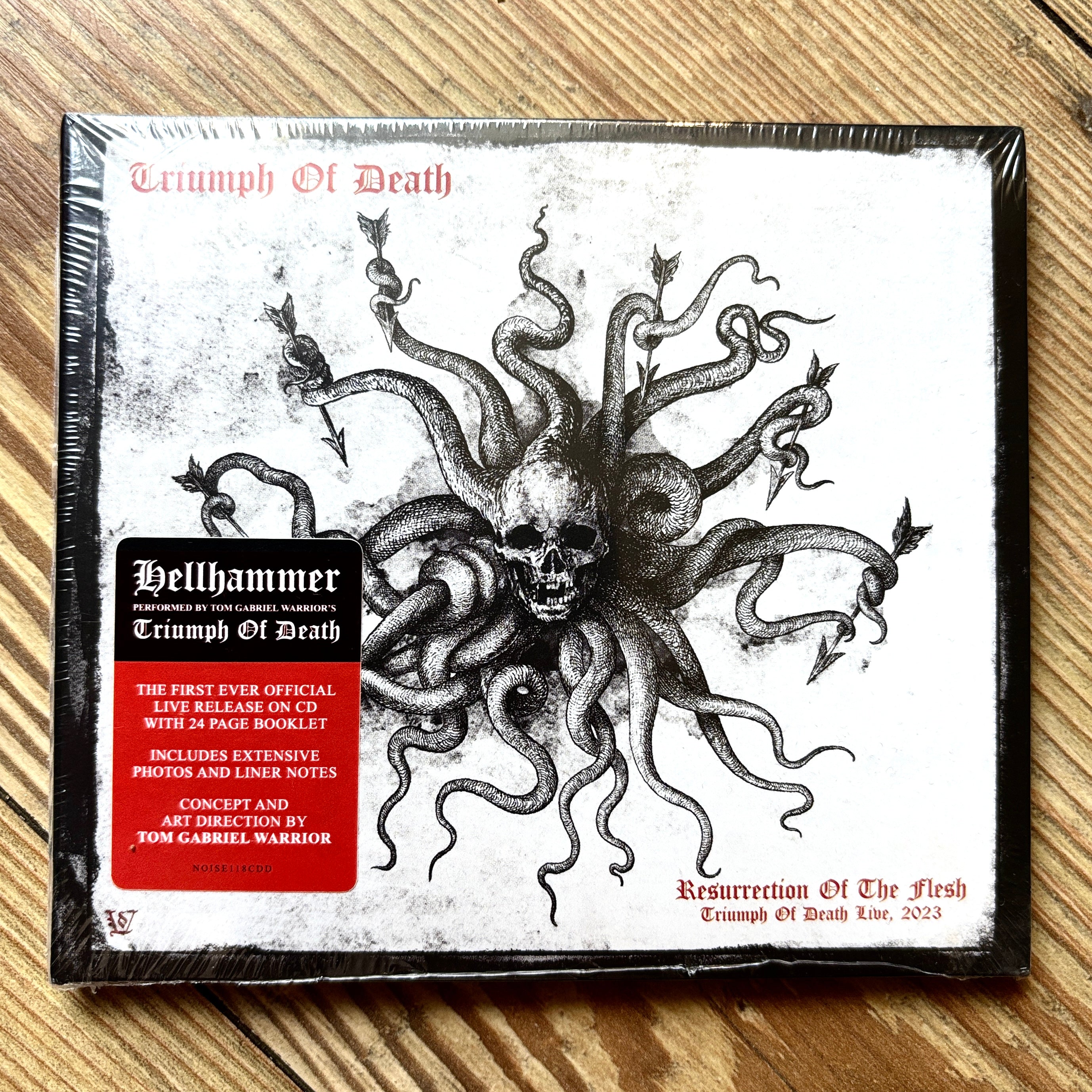 TRIUMPH OF DEATH: Resurrection of the Flesh live 2023 CD digipack *new, sealed*