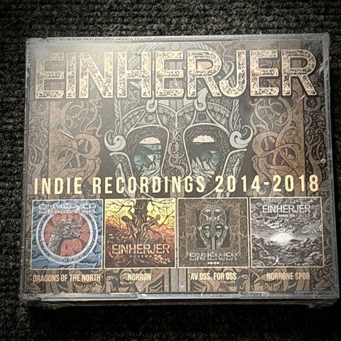 EINHERJER INDIE RECORDINGS 2014 - 2018 (4CD boxset)
