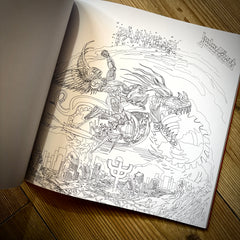 THE OFFICIAL JUDAS PRIEST COLOURING BOOK