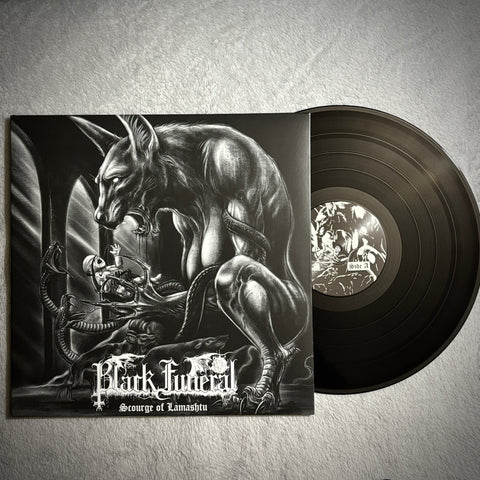Black Funeral ‎– Scourge Of Lamashtu LP (black vinyl, 2020)  *preowned/collectible, excellent condition*