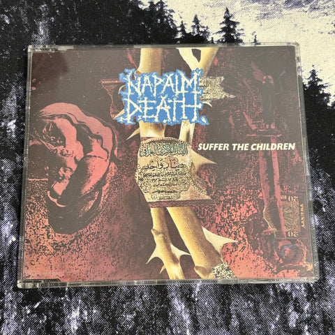 NAPALM DEATH: SUFFER THE CHILDREN CD *preowned/ex-display/collectible, excellent condition* rare 1990 original
