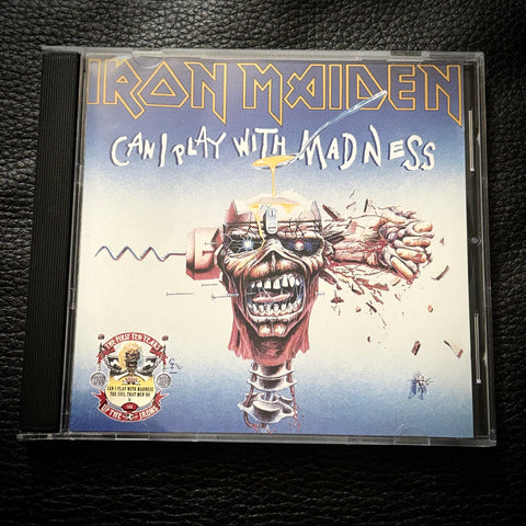 Iron Maiden ‎– Can I Play With Madness · The Evil That Men Do CD *preowned/collectible, as new condition*