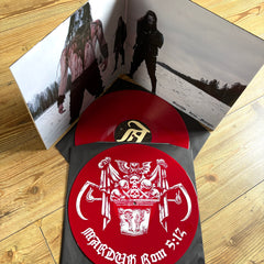 MARDUK: Rom 5: 12 double LP (2 x red vinyl, silkscreen print, gatefold sleeve, insert)