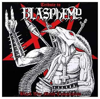 TRIBUTE TO BLASPHEMY LP (vinyl featuring Black Witchery, Impiety, Perdition Temple etc)