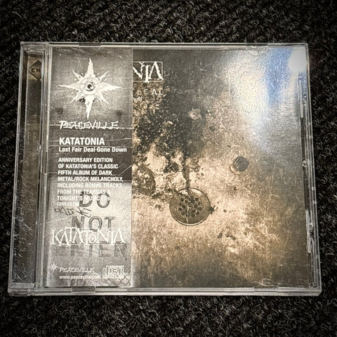 Katatonia ‎– Last Fair Deal Gone Down CD (2018 remaster) *preowned/collectible, as new condition*