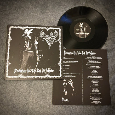 Nocturnal Prayer ‎– Mutilation On The Bed Of Winter LP (black vinyl, 2022)  *preowned/collectible, excellent condition*