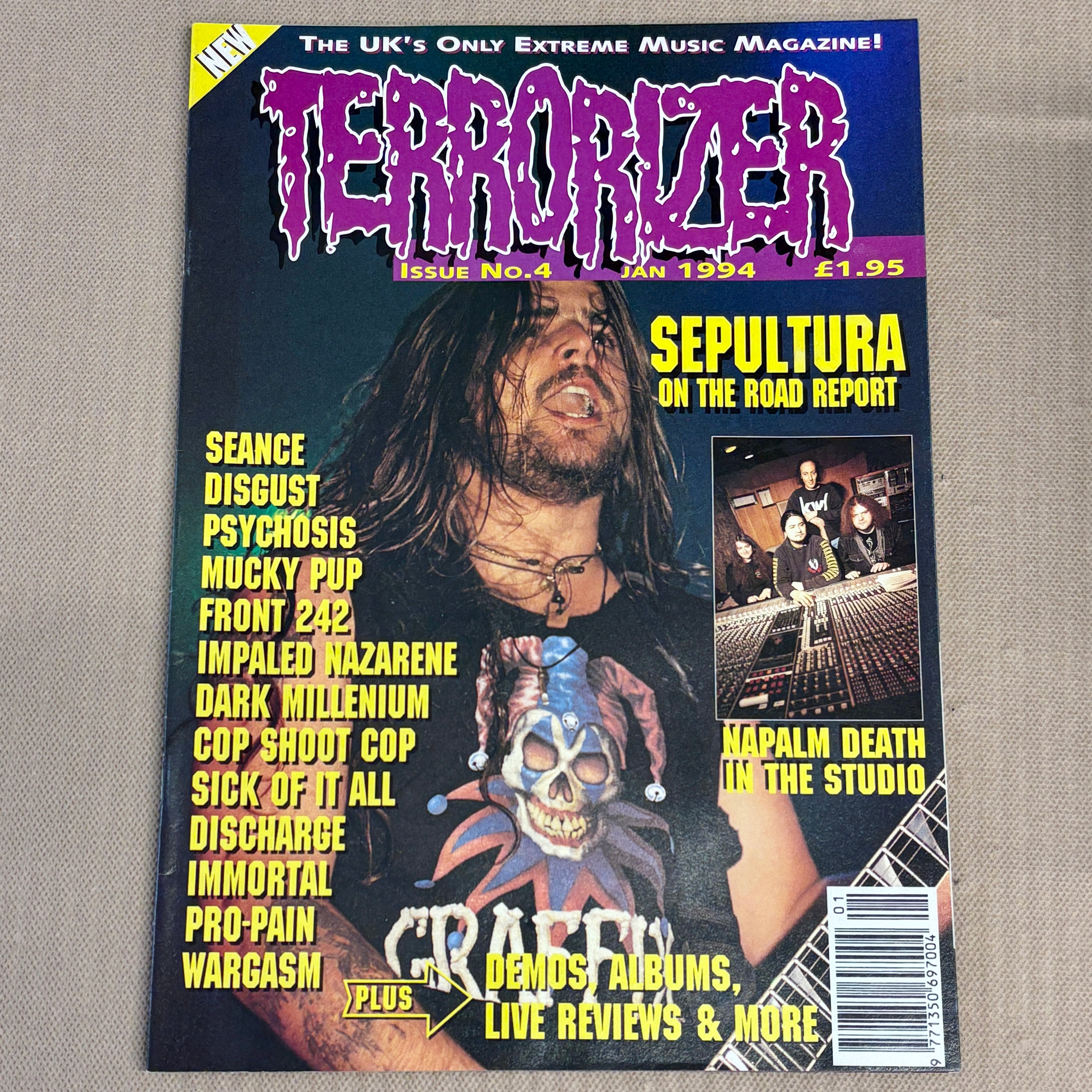 TERRORIZER magazine sale (early issues, 1-50) *rare*