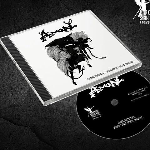AMON (DEICIDE): Sacrificial / Feasting the Beast CD (Deicide demos, cult Satanic death metal)