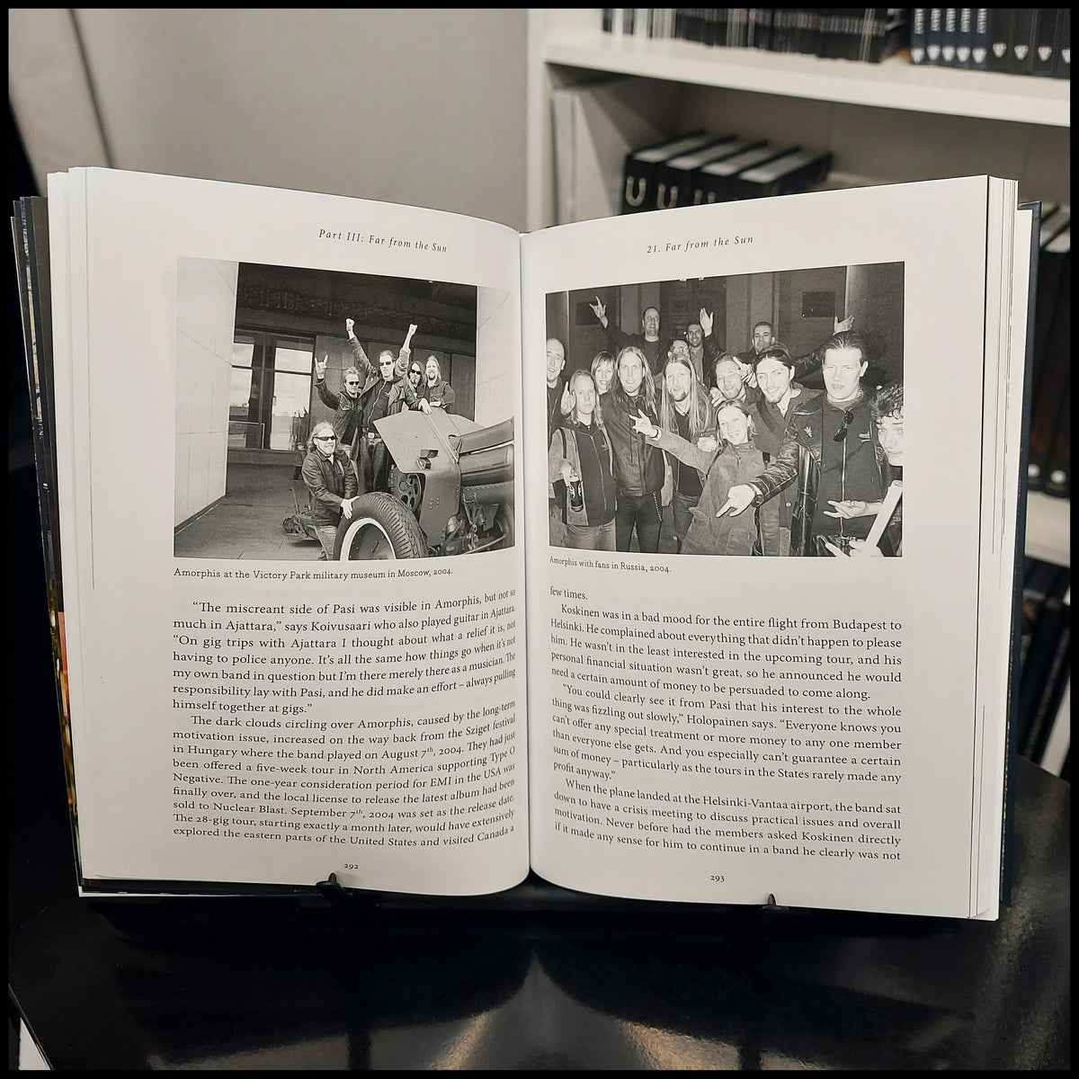 AMORPHIS official biography (limited hardback book)
