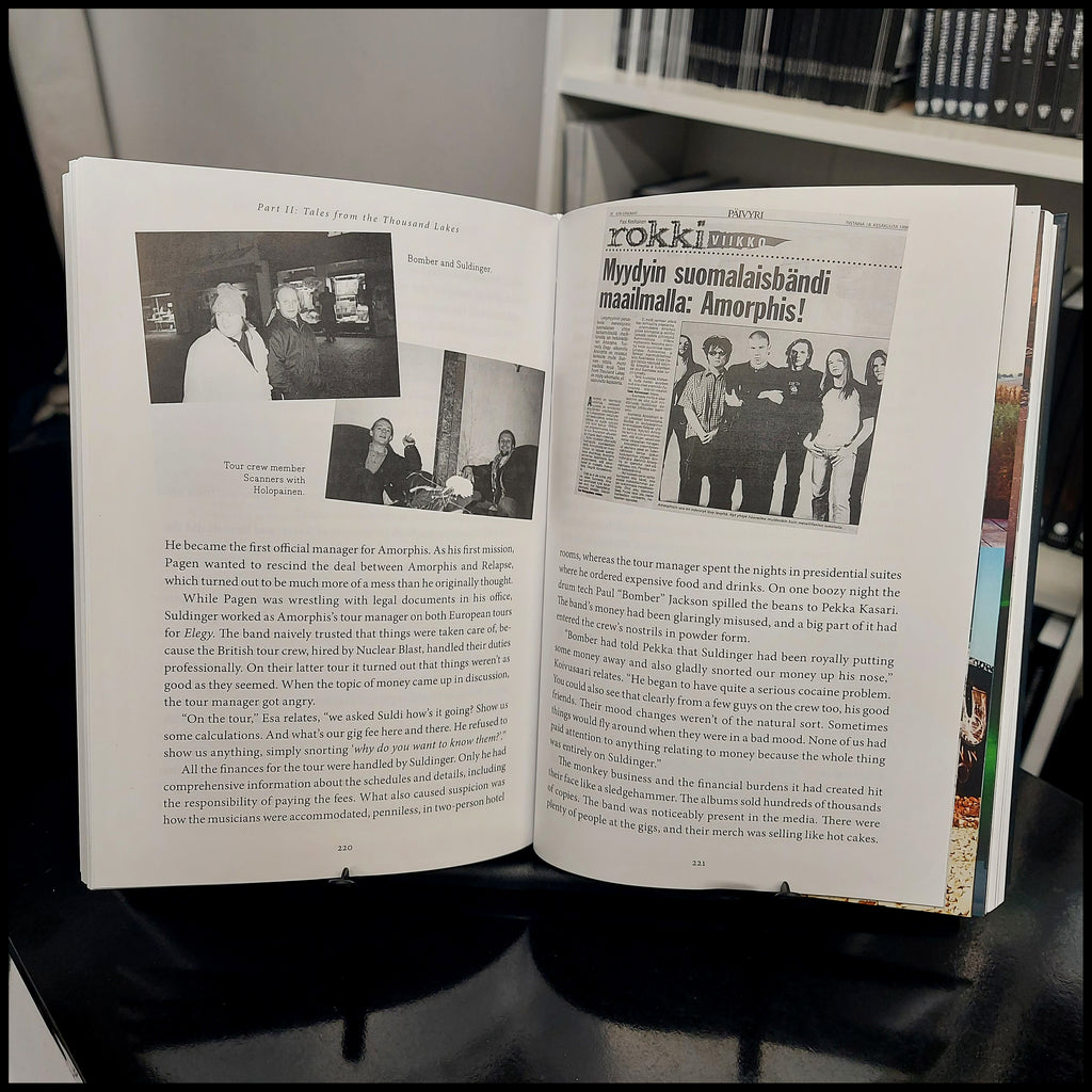 AMORPHIS official biography (limited hardback book)