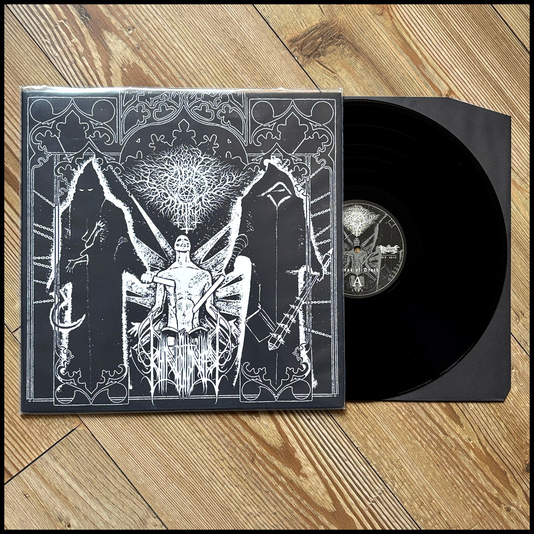 ATRA MORS / FORVITNAST split LP *new* (full-length UKBM split album)