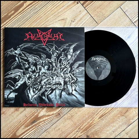 AZAGHAL: Helvetin Yhdeksän Piiriä LP (1999 Finnish black metal opus finally on vinyl, gatefold sleeve)