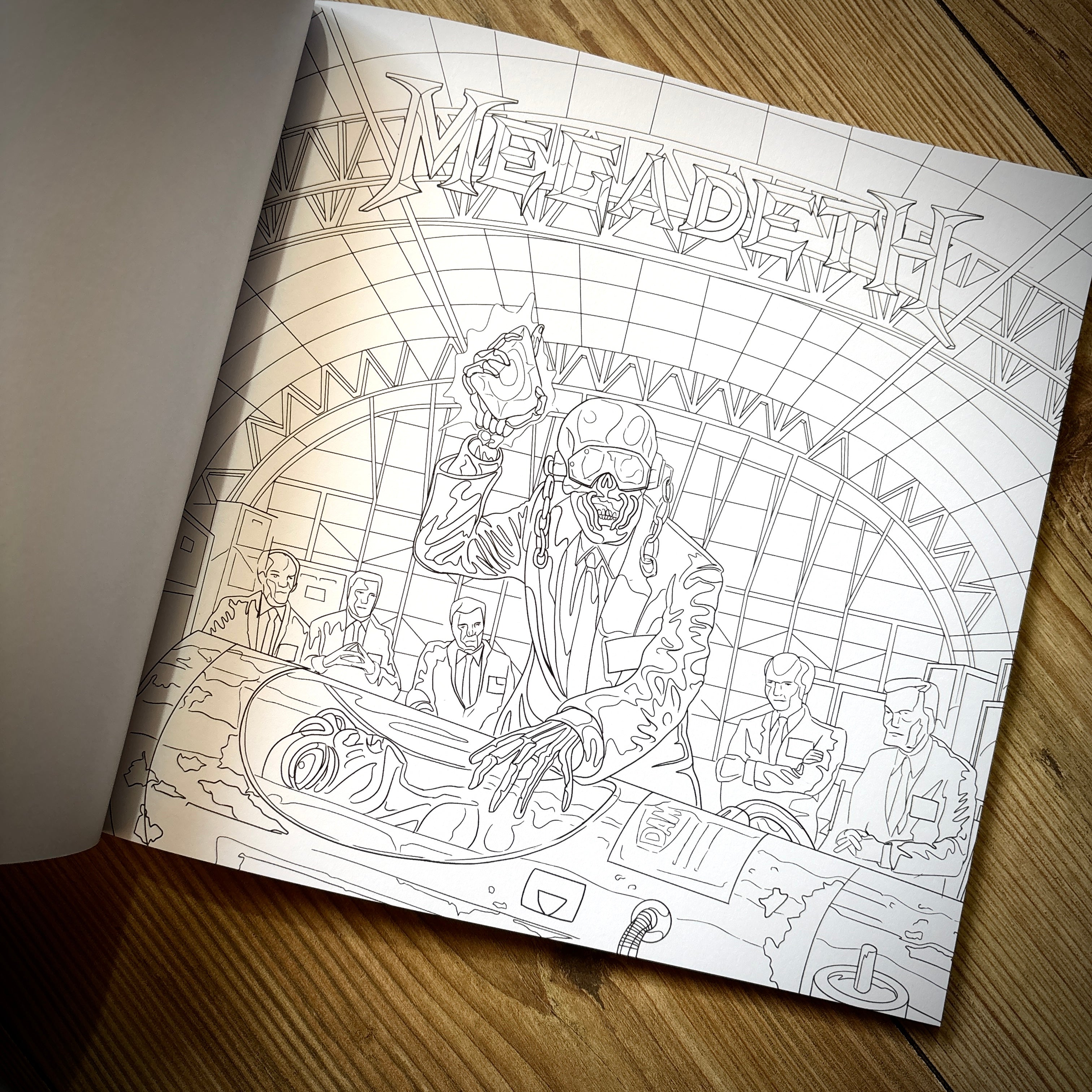 THE OFFICIAL MEGADETH COLOURING BOOK