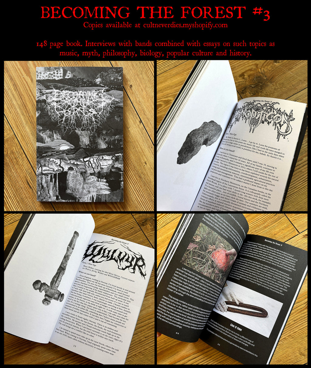 BECOMING THE FOREST 5 book (black metal / nature / culture)