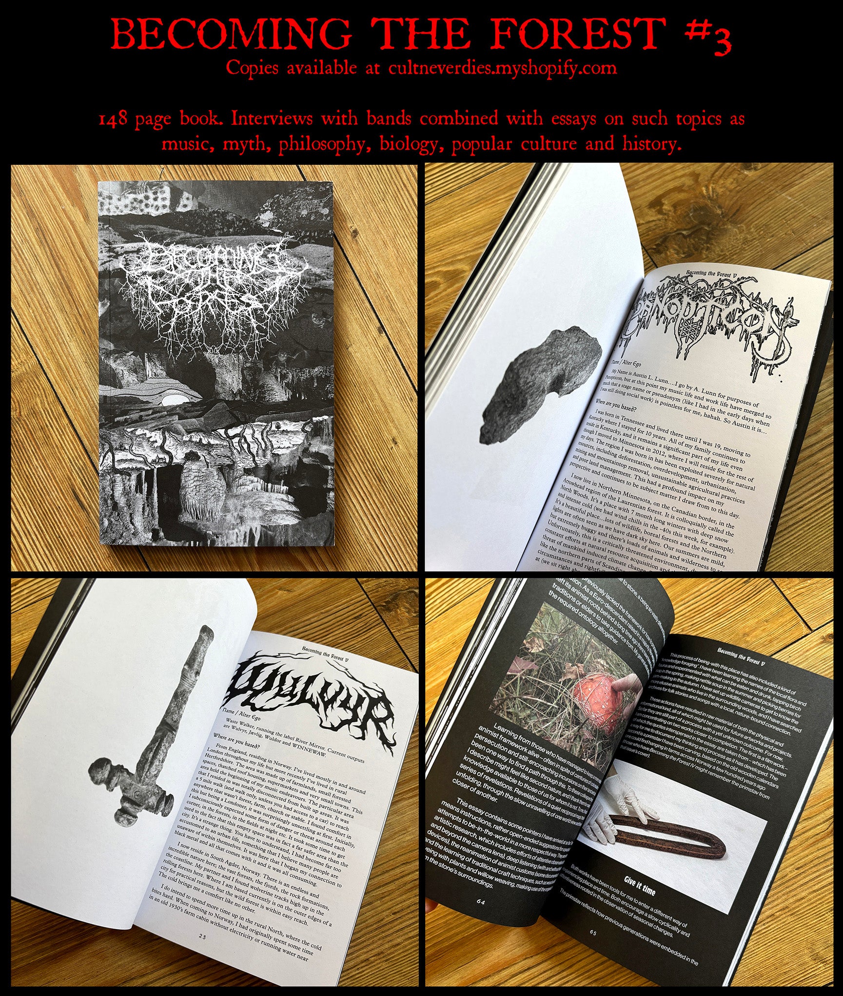 BECOMING THE FOREST 5 book (black metal / nature / culture)