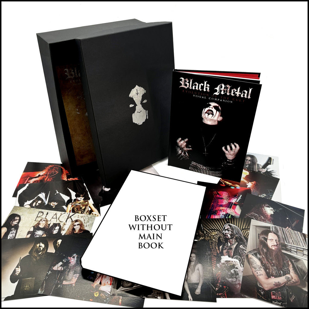 Preorder [15th June 2026] BLACK METAL: EVOLUTION OF THE CULT - THE RESTORED, EXPANDED & DEFINITIVE EDITION hardback boxset (signed by author, includes patch)