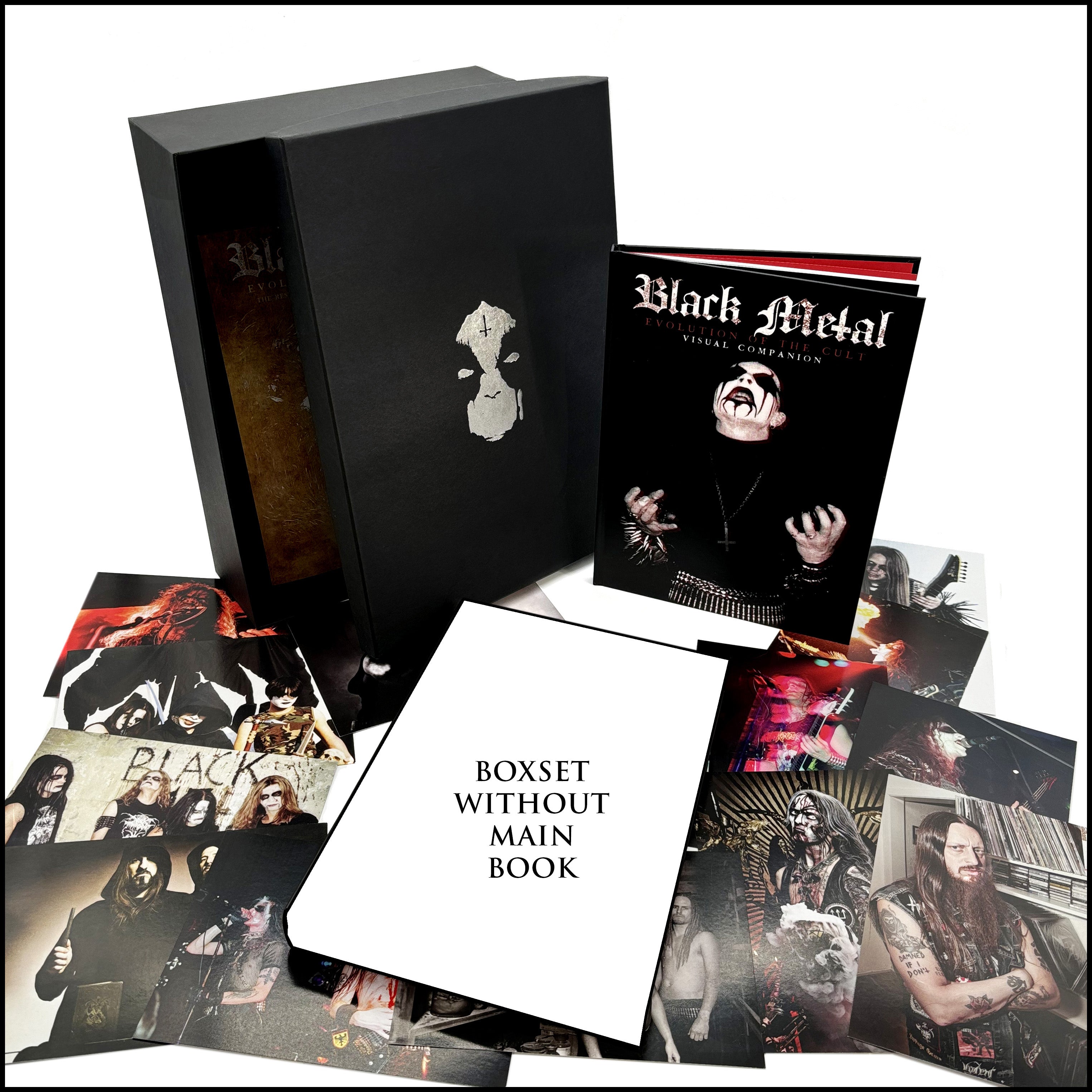 Preorder [15th June 2026] BLACK METAL: EVOLUTION OF THE CULT - THE RESTORED, EXPANDED & DEFINITIVE EDITION hardback boxset (signed by author, includes patch)