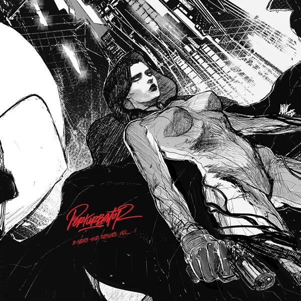 PERTURBATOR: B-SIDES AND REMIXES VOL. I double LP (2 x vinyl, dark synthwave) *new, sealed*
