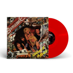 PAUL DI'ANNO'S BATTLEZONE: CHILDREN OF MADNESS LP (red vinyl, ex-Maiden album from 87)