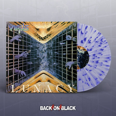 VIRUS: Lunacy (Clear/blue splatter vinyl, 80s UK thrash ala Voivod and Sodom)