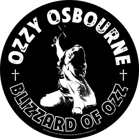 Official OZZY OSBOURNE: BLIZZARD OF OZ large back patch